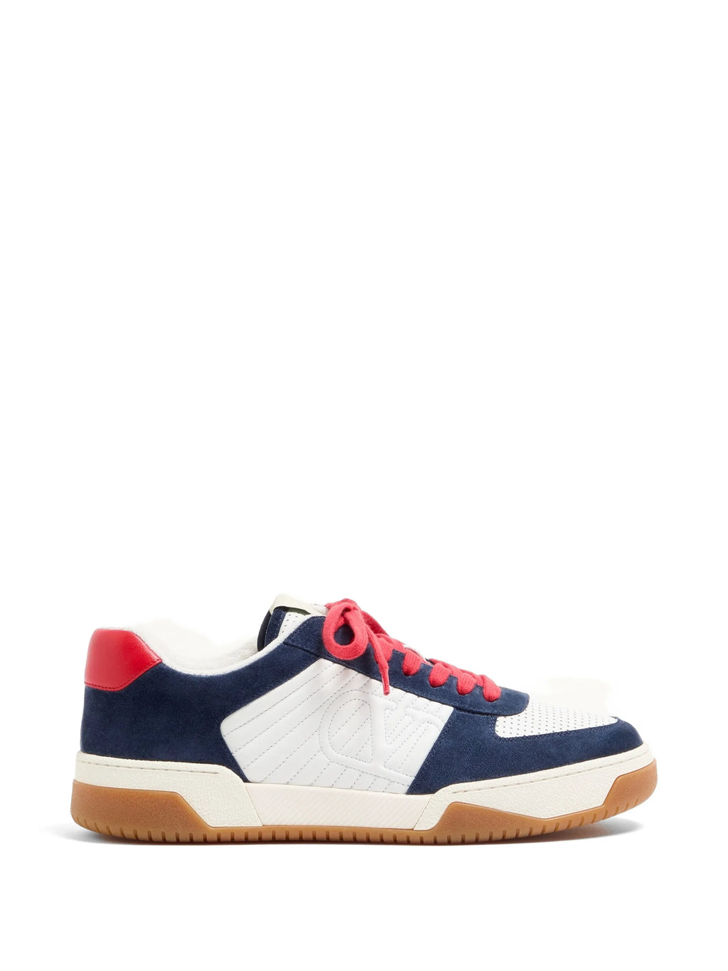 Valentino - Sparry Sneakers In Split Leather And Nappa