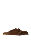 Miu Miu - Suede Deck Mules