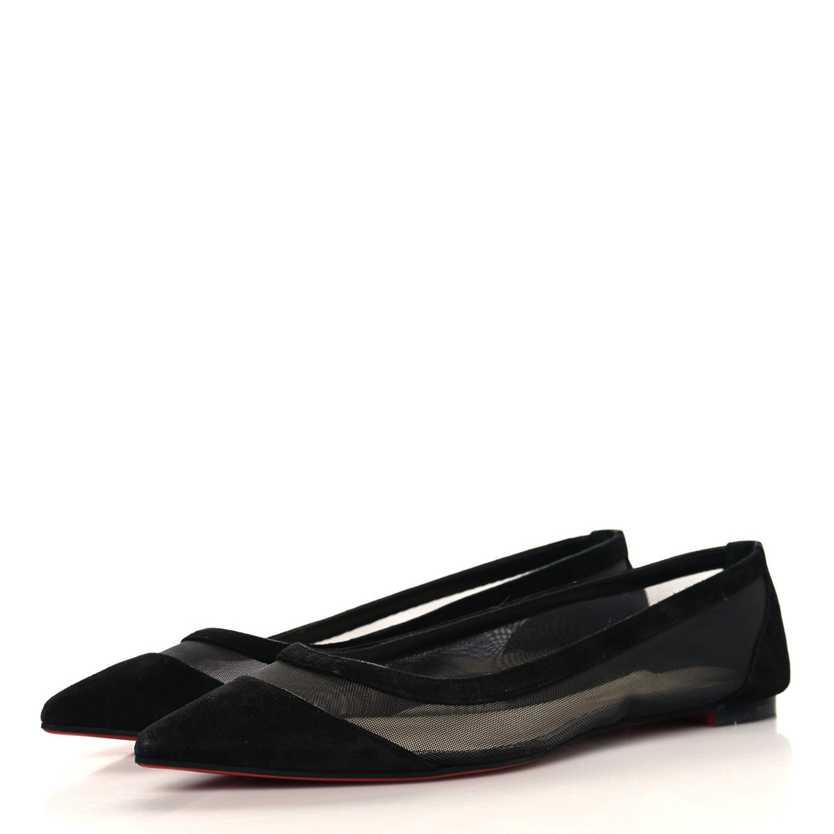 Christian Louboutin - Veau Velours Rete Galativi Flats