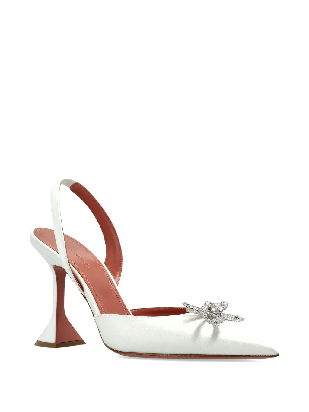 Amina Muaddi - Rosie Bow-detail Slingback Pumps