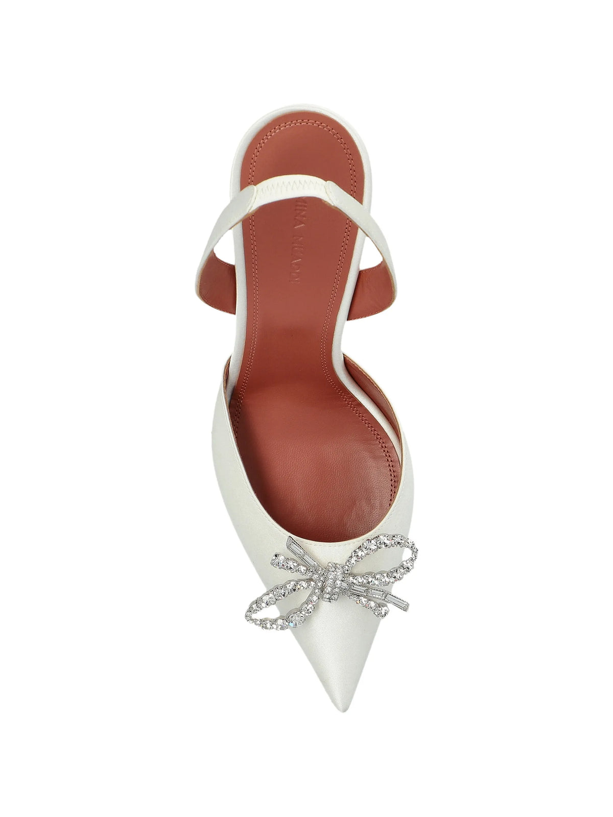 Amina Muaddi - Rosie Bow-detail Slingback Pumps