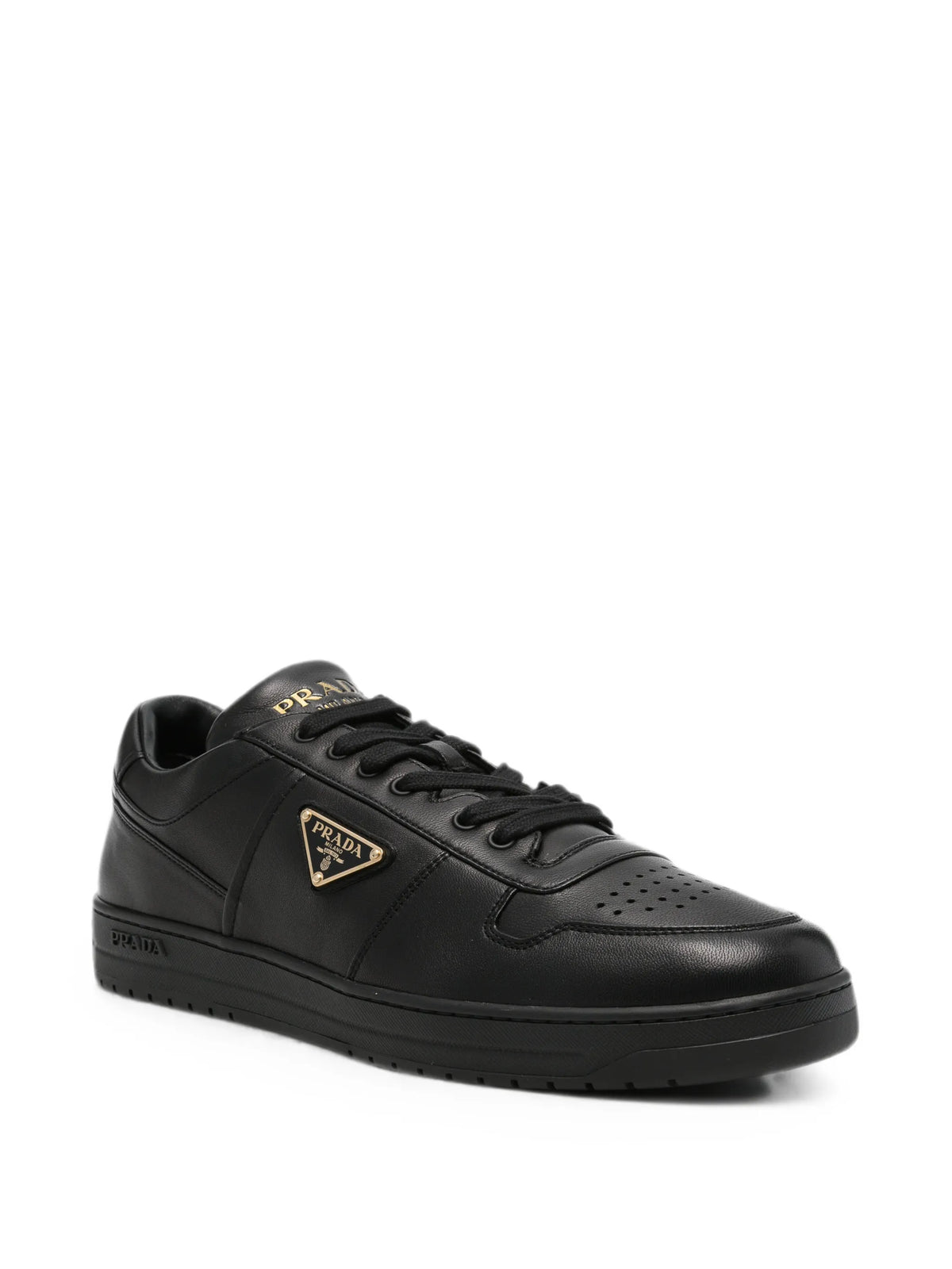 Prada - Downtown Leather Sneakers