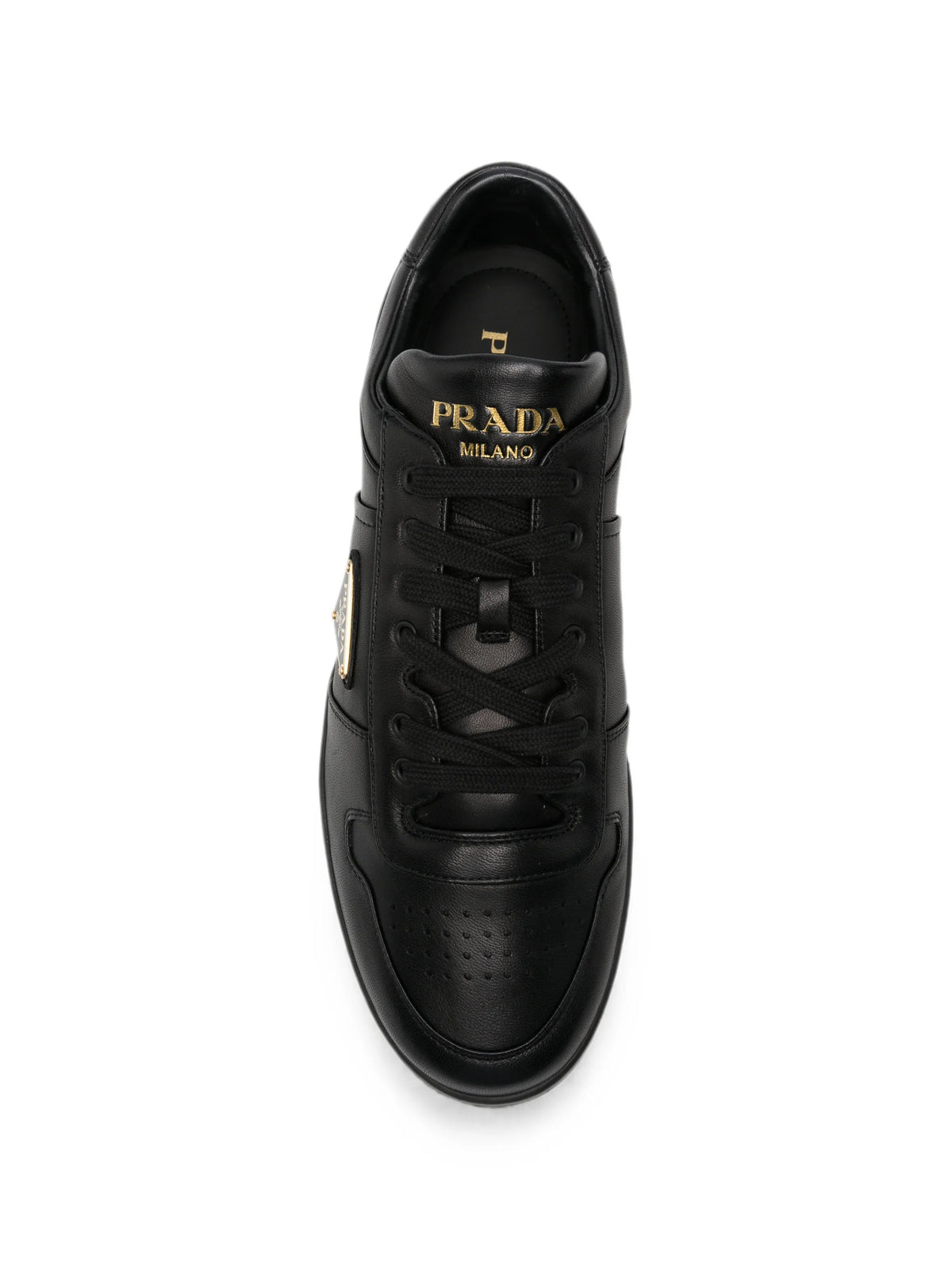 Prada - Downtown Leather Sneakers