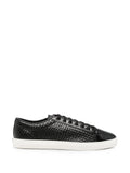 Prada - Intreccio Woven Lace-up Sneakers
