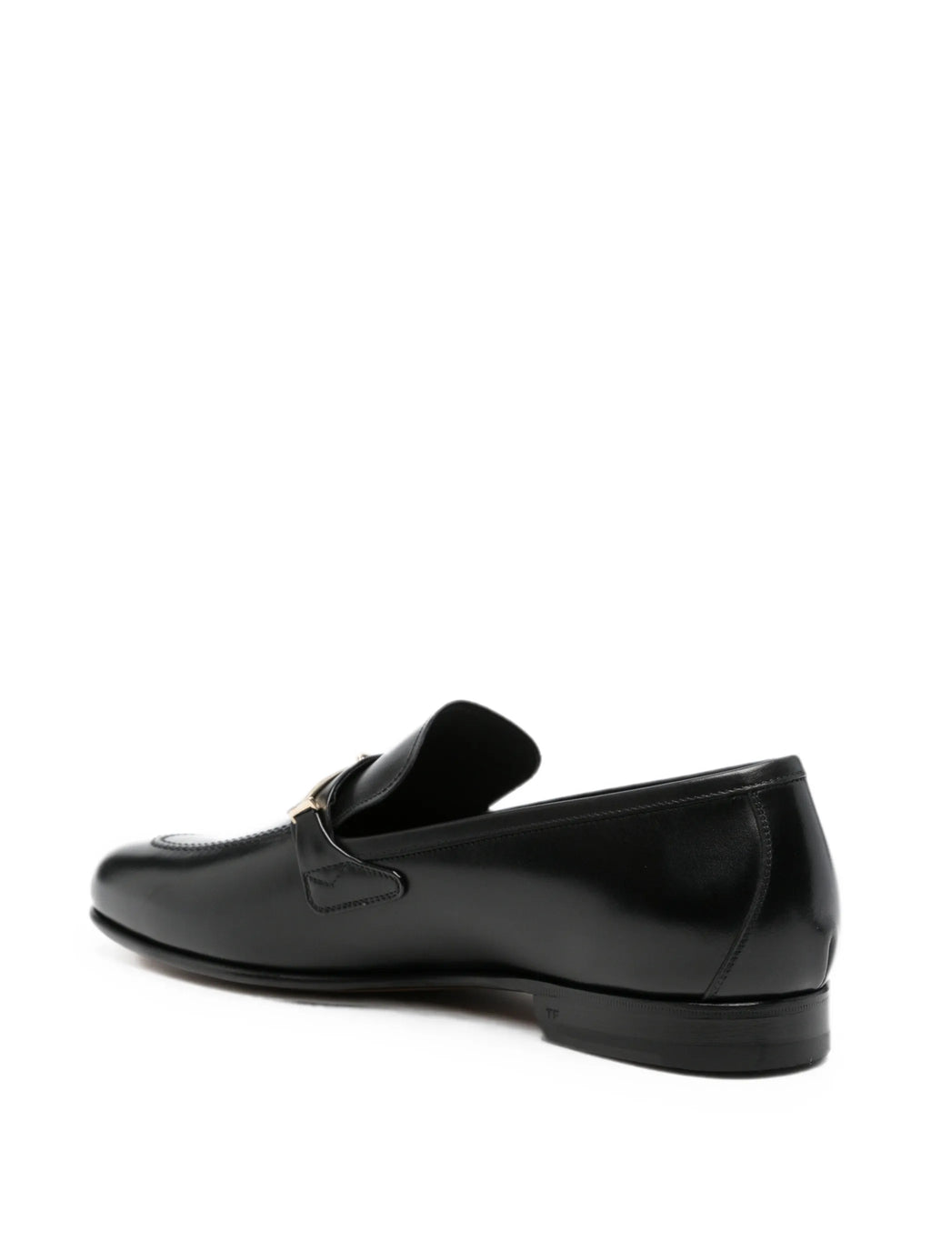 Tom Ford - Gigi T-hardware Leather Loafers