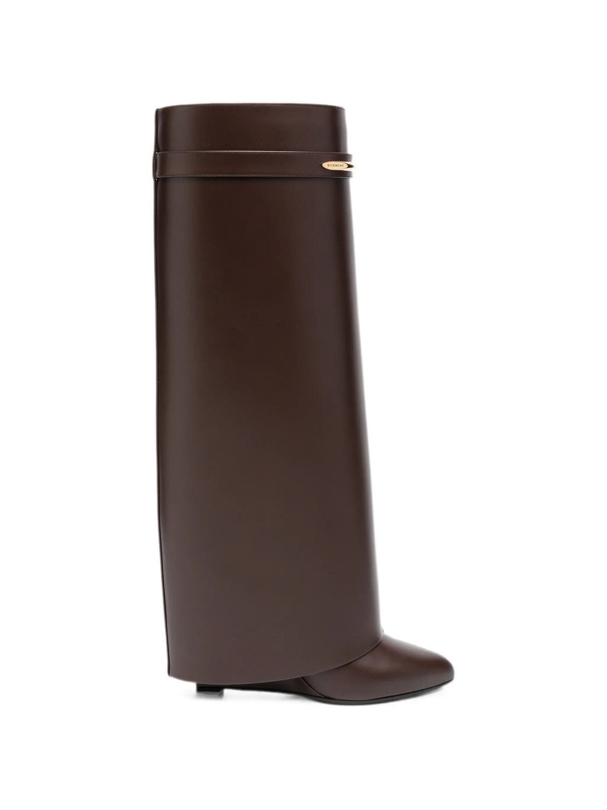 Givenchy - Shark Pinch Leather Knee-high Boots