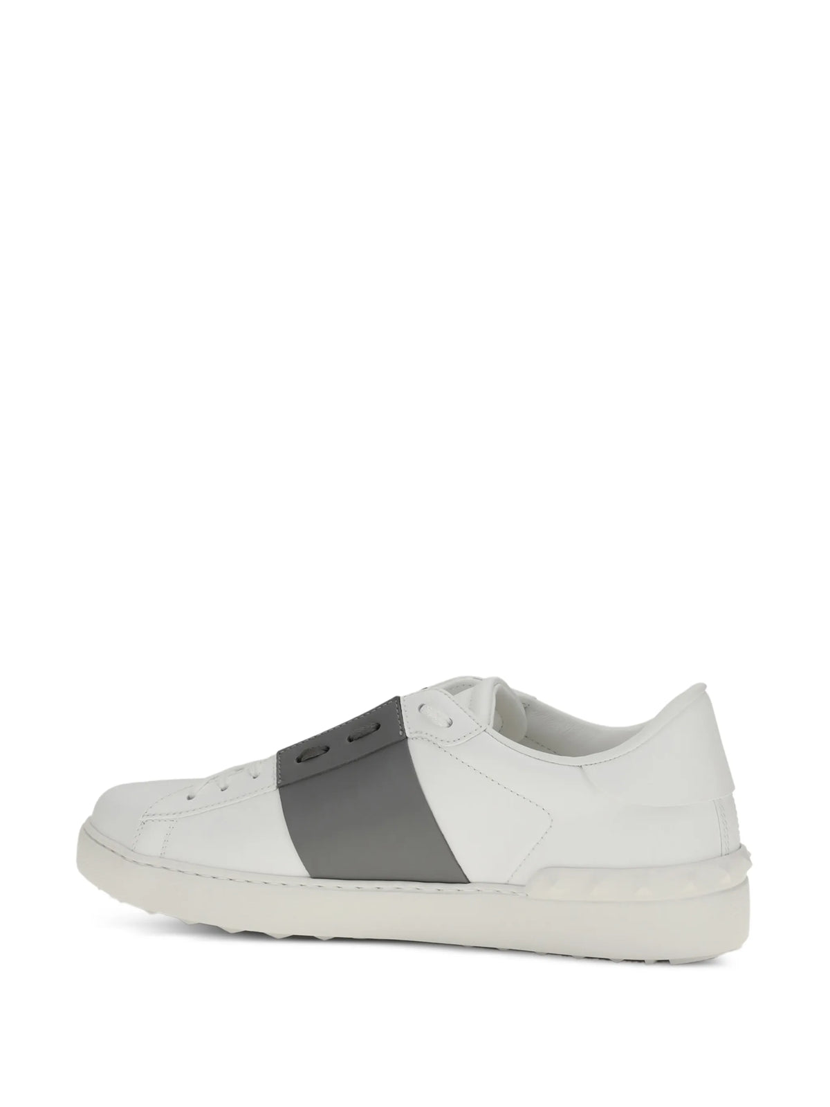 Valentino - Open Studded Leather Sneakers