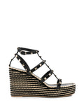 Valentino - Rockstud Wedge Espadrilles