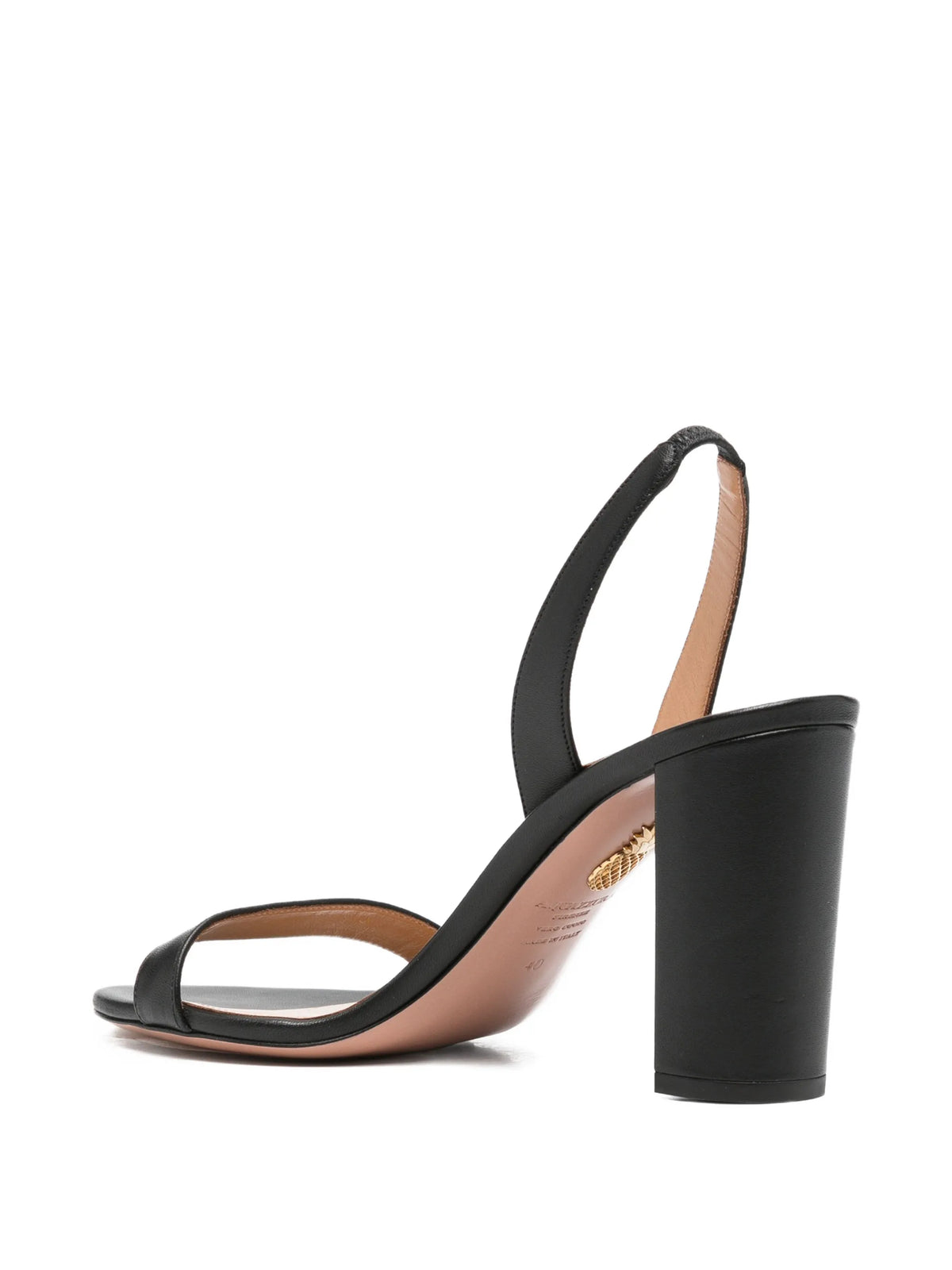 Aquazzura - So Nude Block Sandals