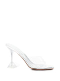 Amina Muaddi - Lupita Glass Slippers 95 Transparent Pvc