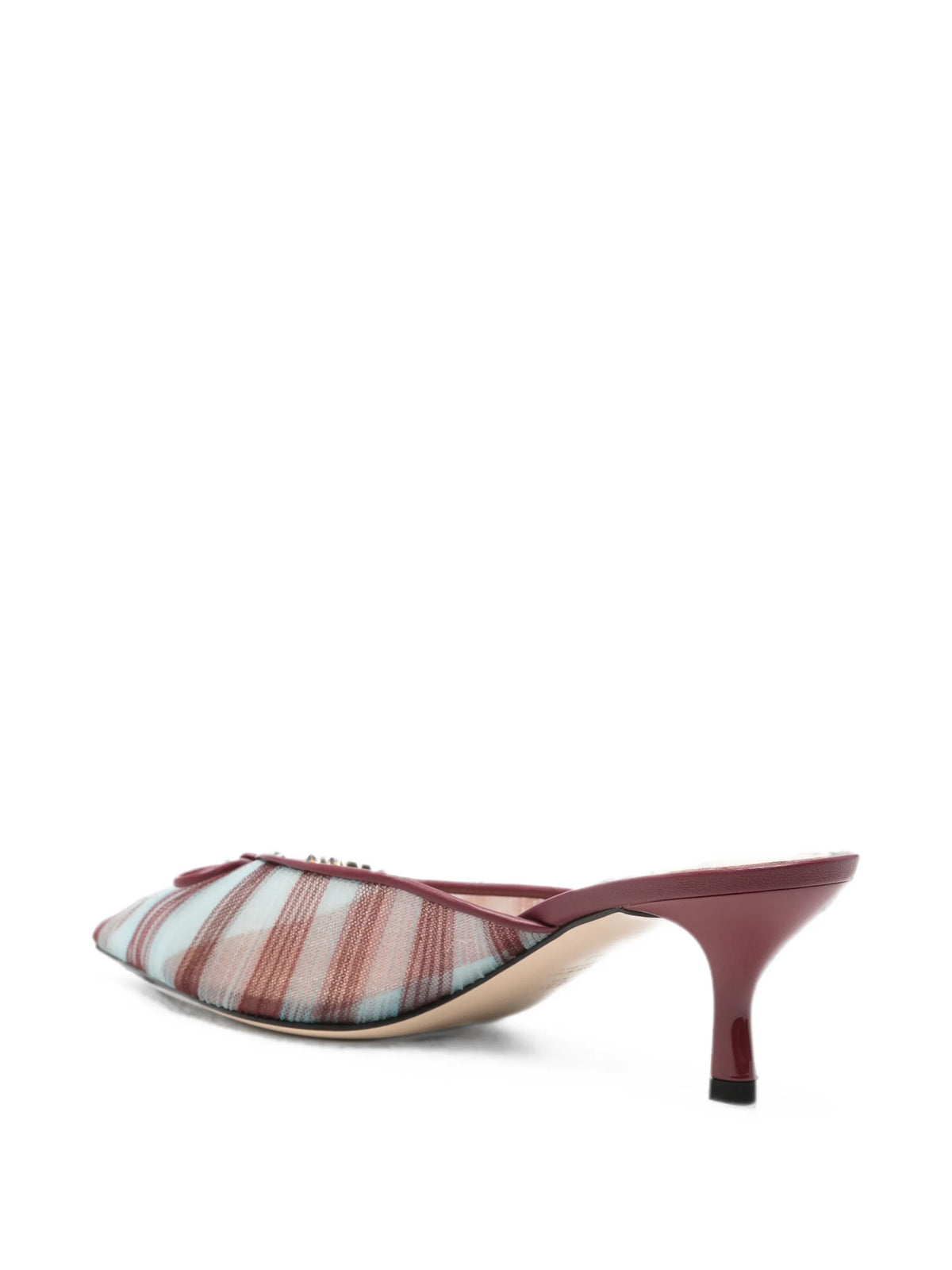 Fendi - Tulle Striped Mules