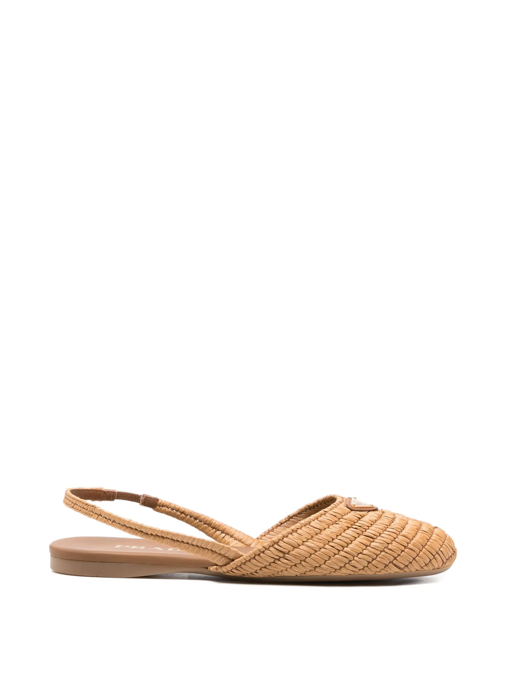 Prada - Logo-detail Flat Pumps
