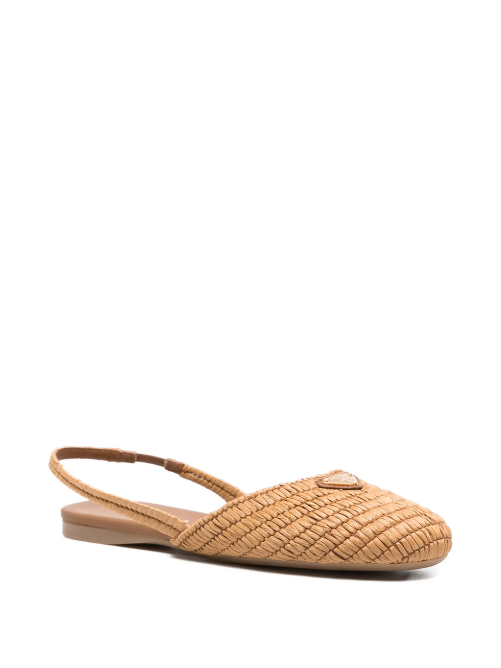 Prada - Logo-detail Flat Pumps