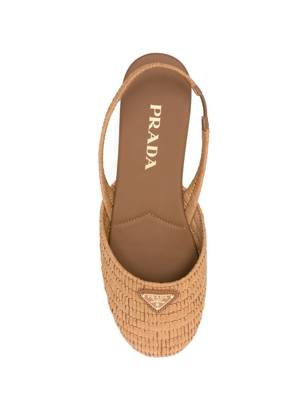 Prada - Logo-detail Flat Pumps