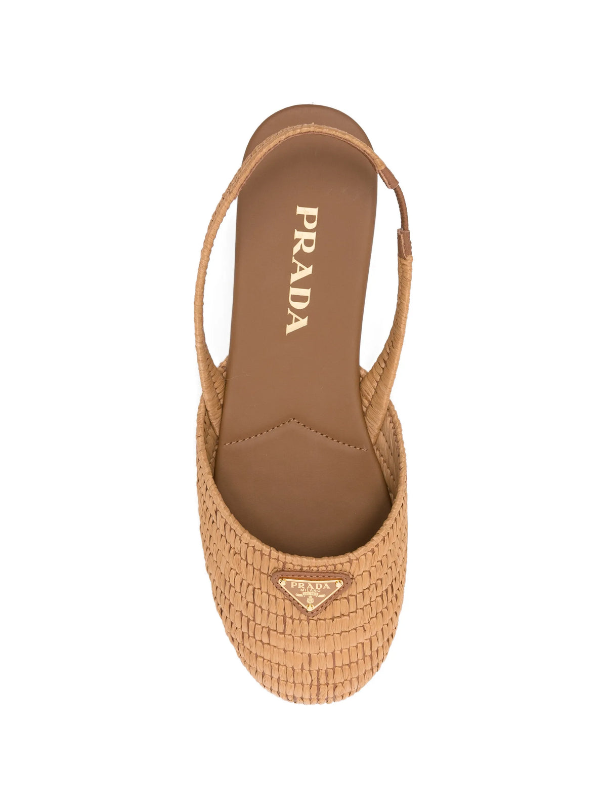 Prada - Logo-detail Flat Pumps