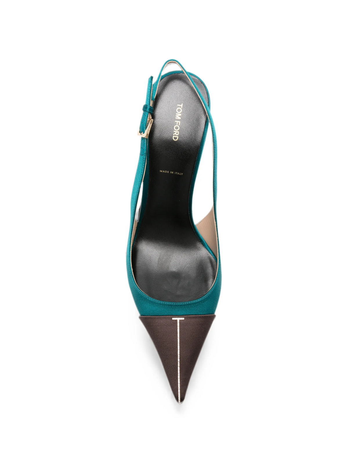 Tom Ford - Satin And Crystal Stones Thea Slingbacks