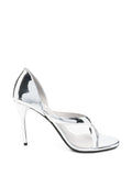 Alaïa - Infradito Sandals In Mirror Calfskin