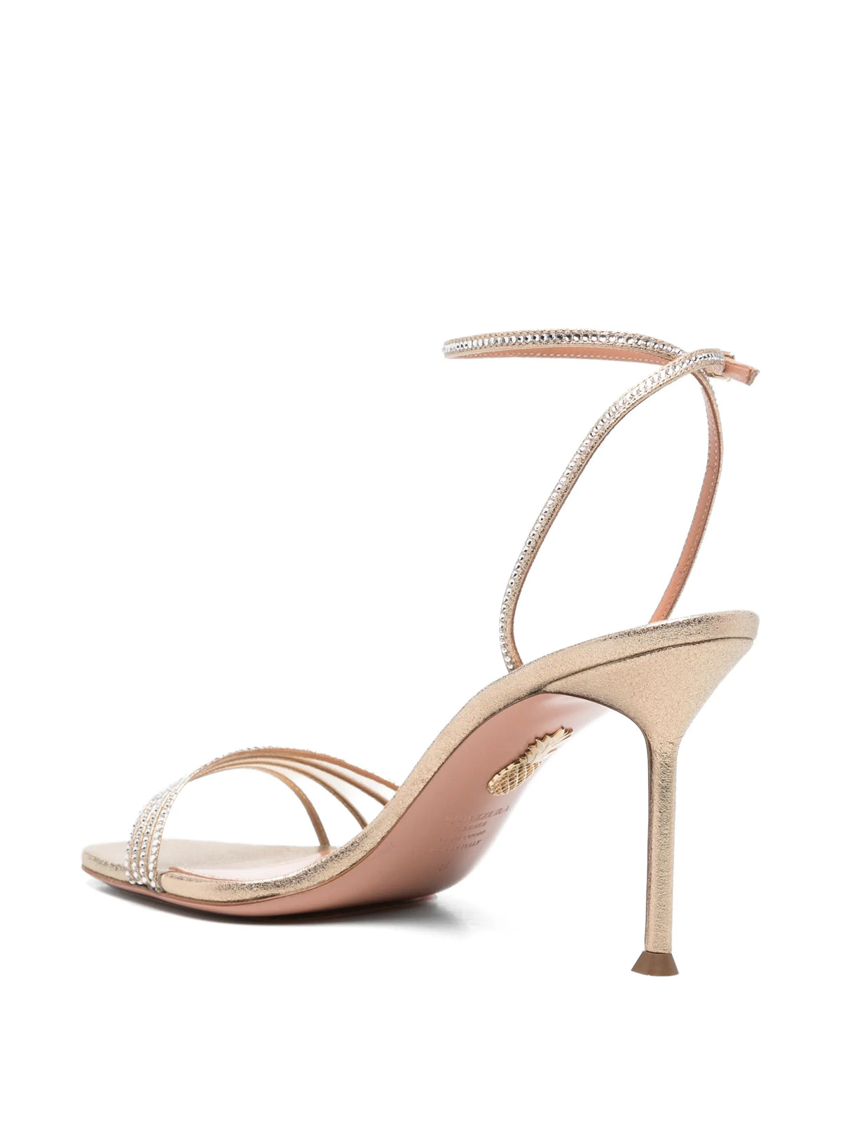 Aquazzura - Dream Girl Crystal-embellished Sandals