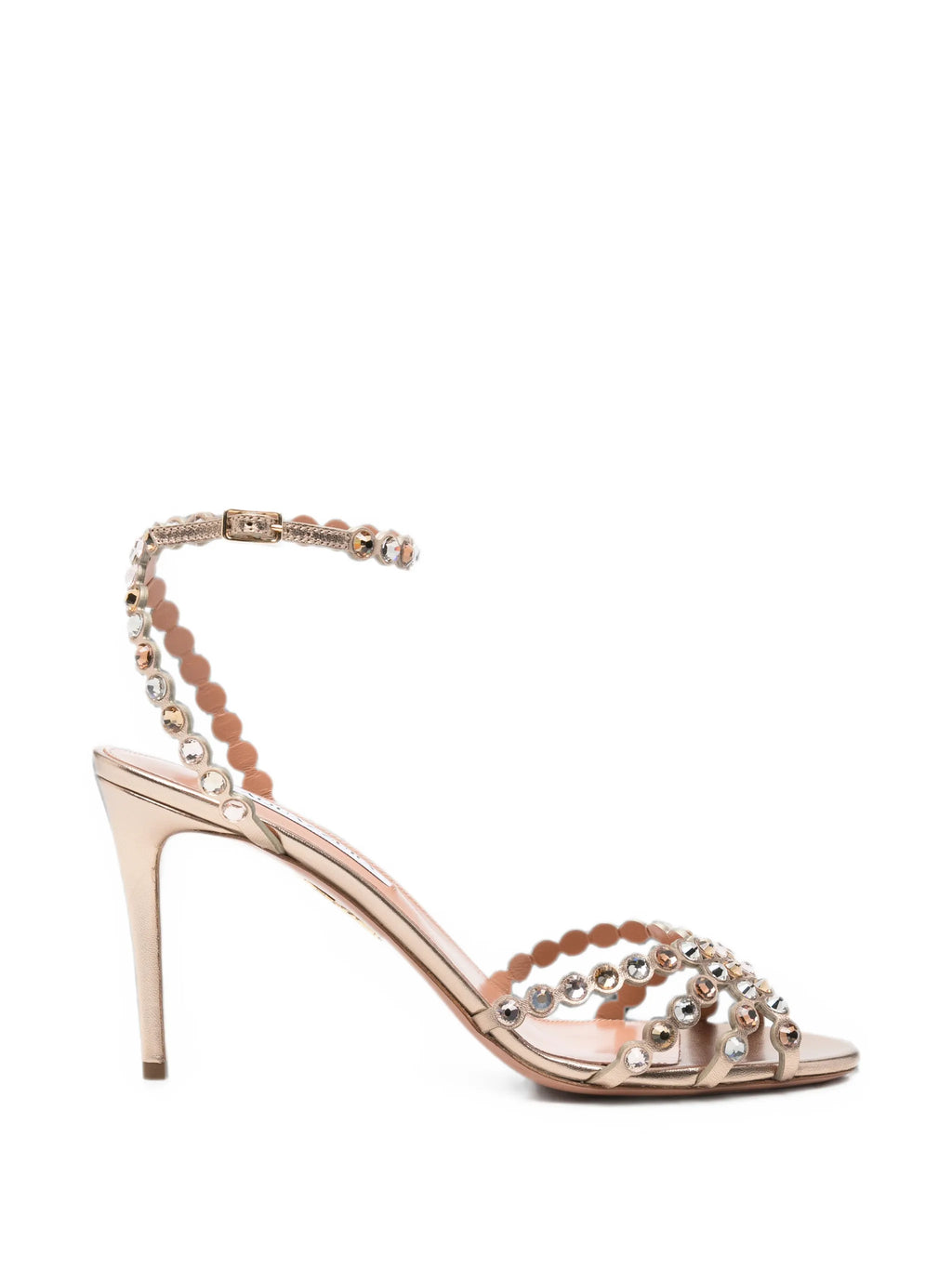 Aquazzura - Tequila Crystal-embellished Heeled Sandals