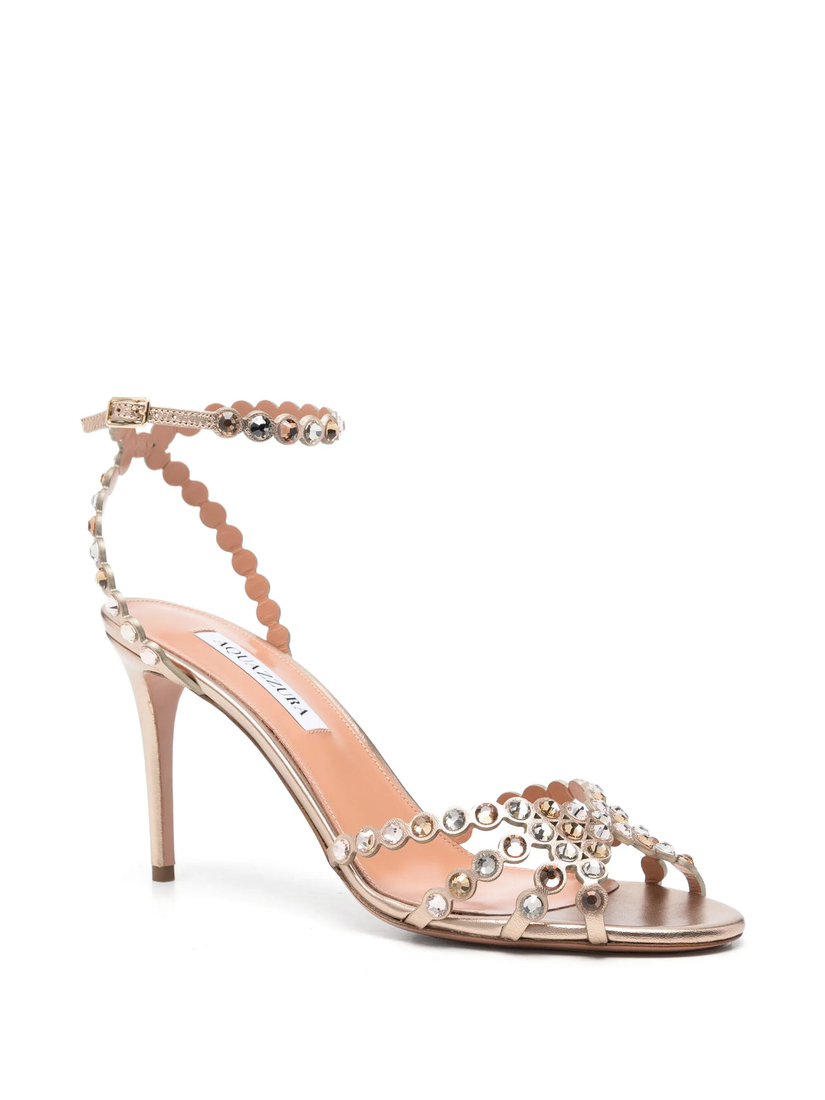 Aquazzura - Tequila Crystal-embellished Heeled Sandals