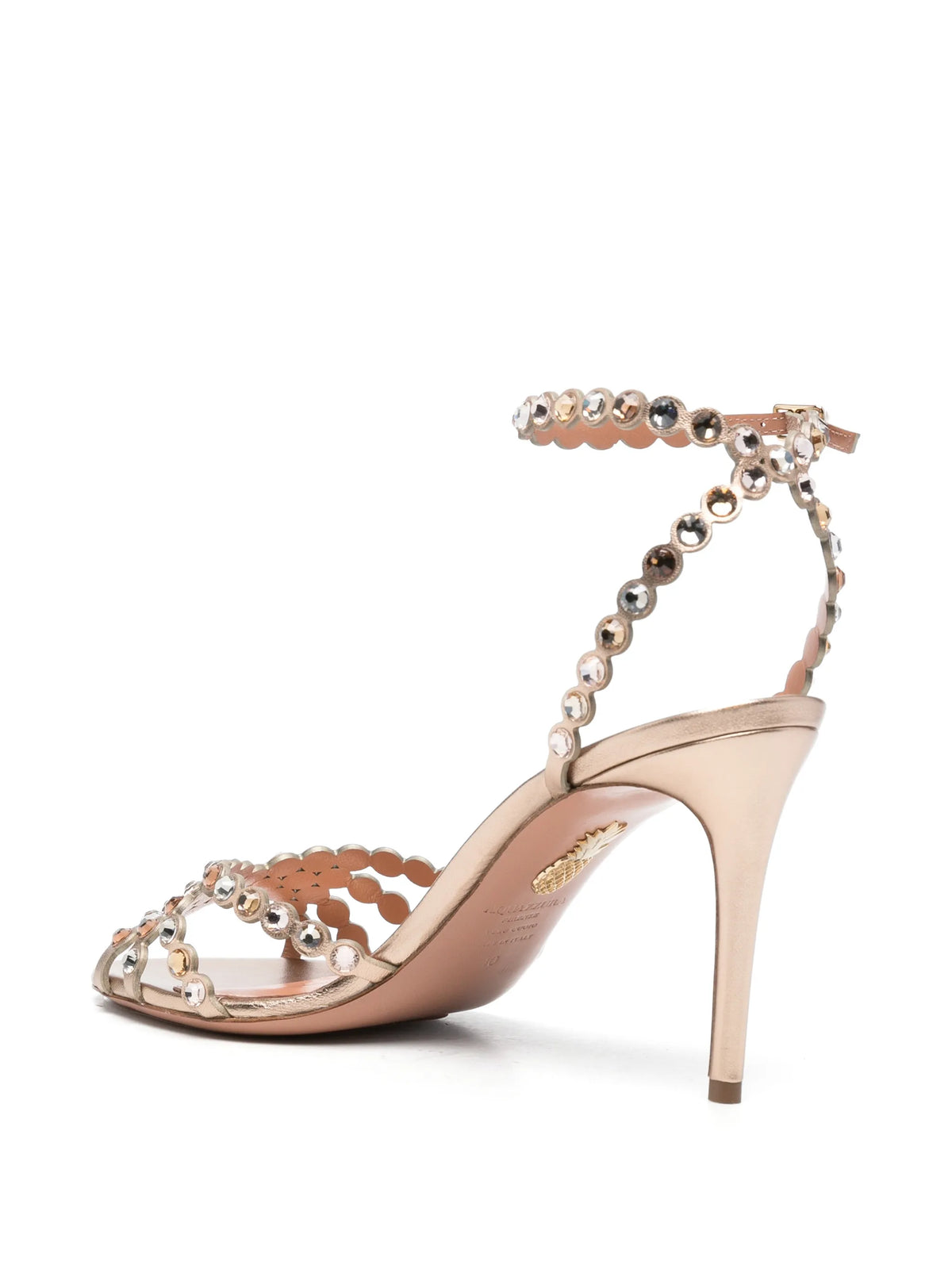 Aquazzura - Tequila Crystal-embellished Heeled Sandals