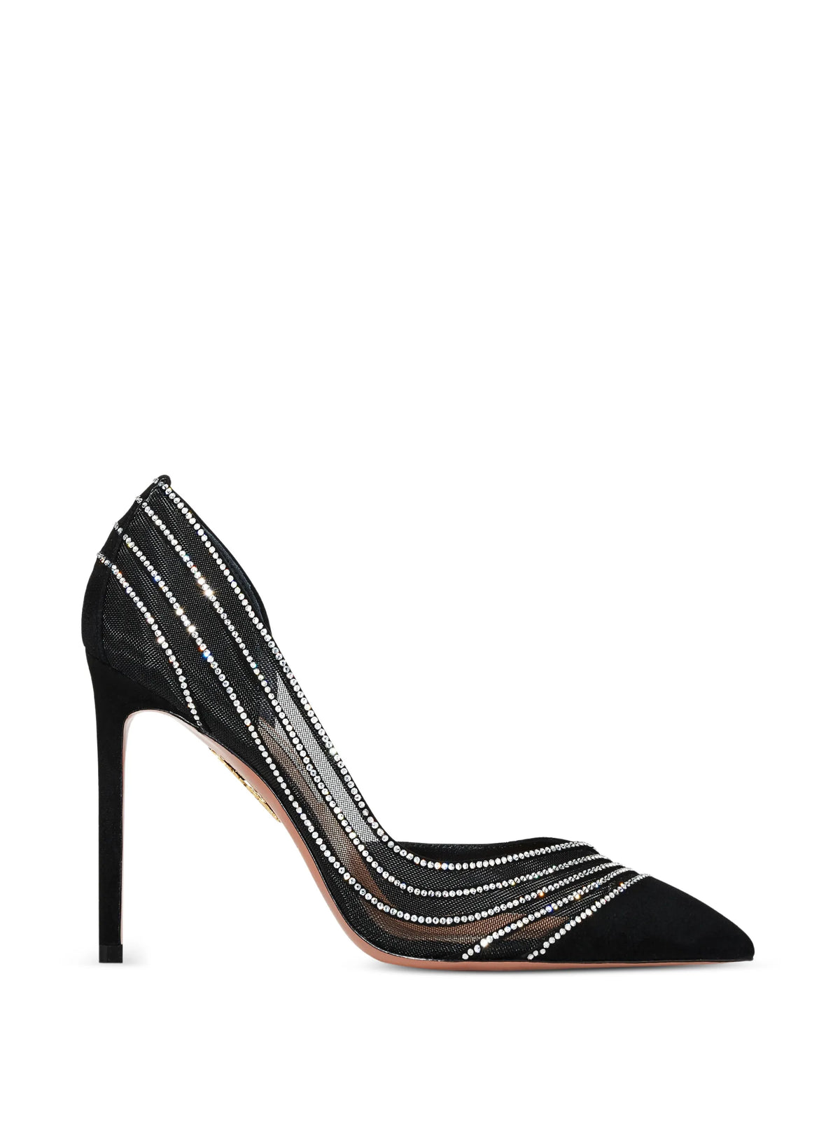 Aquazzura - Dream Girl Crystal-embellished Heeled Pumps