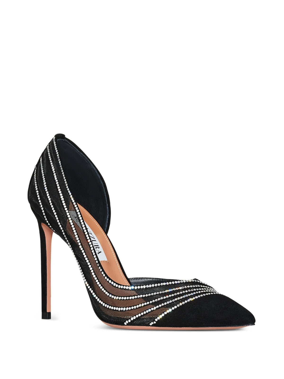 Aquazzura - Dream Girl Crystal-embellished Heeled Pumps