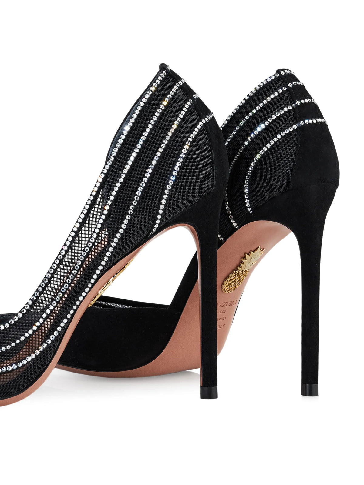 Aquazzura - Dream Girl Crystal-embellished Heeled Pumps