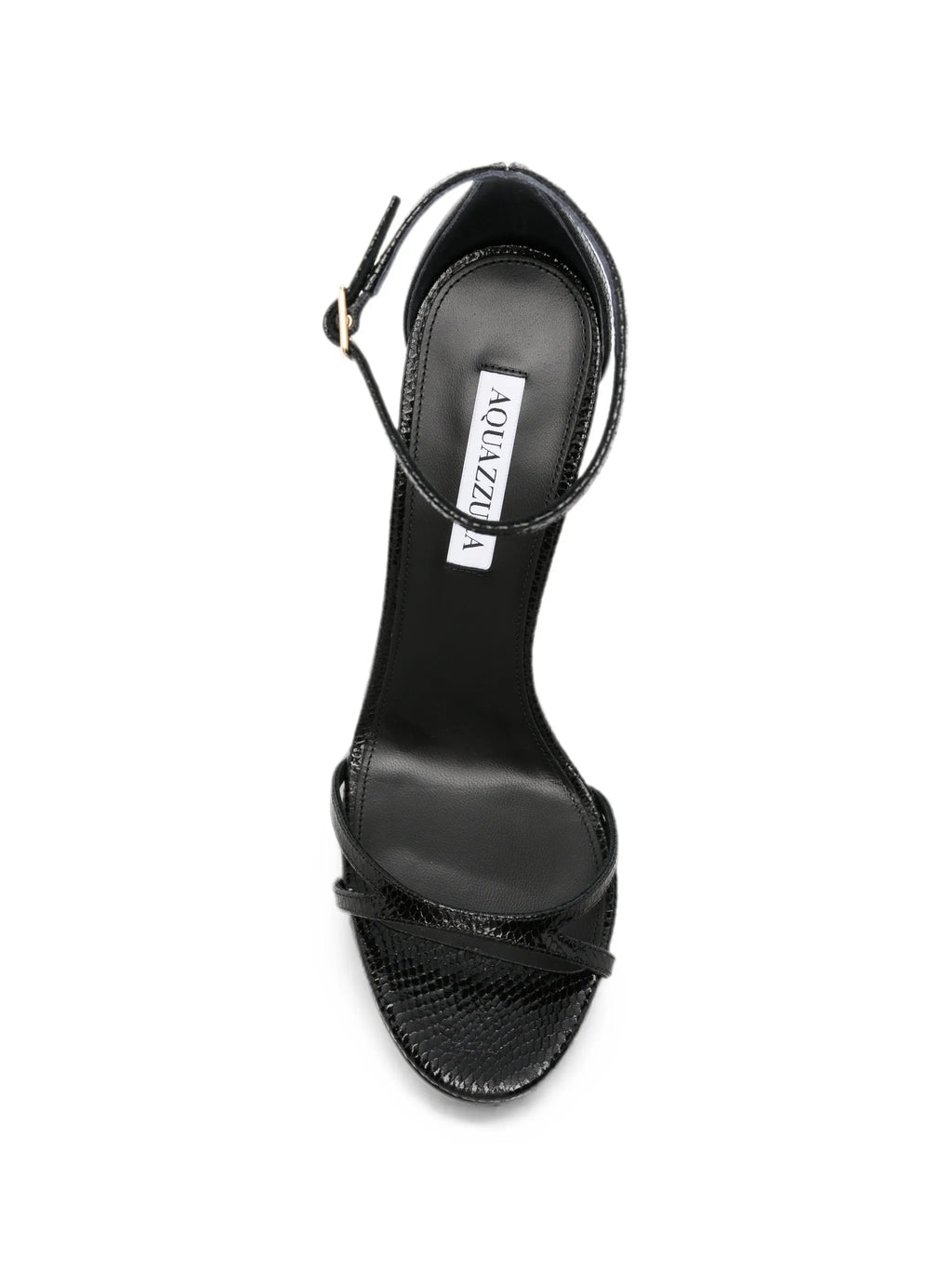 Aquazzura - Nuda Snakeskin-effect Heeled Sandals