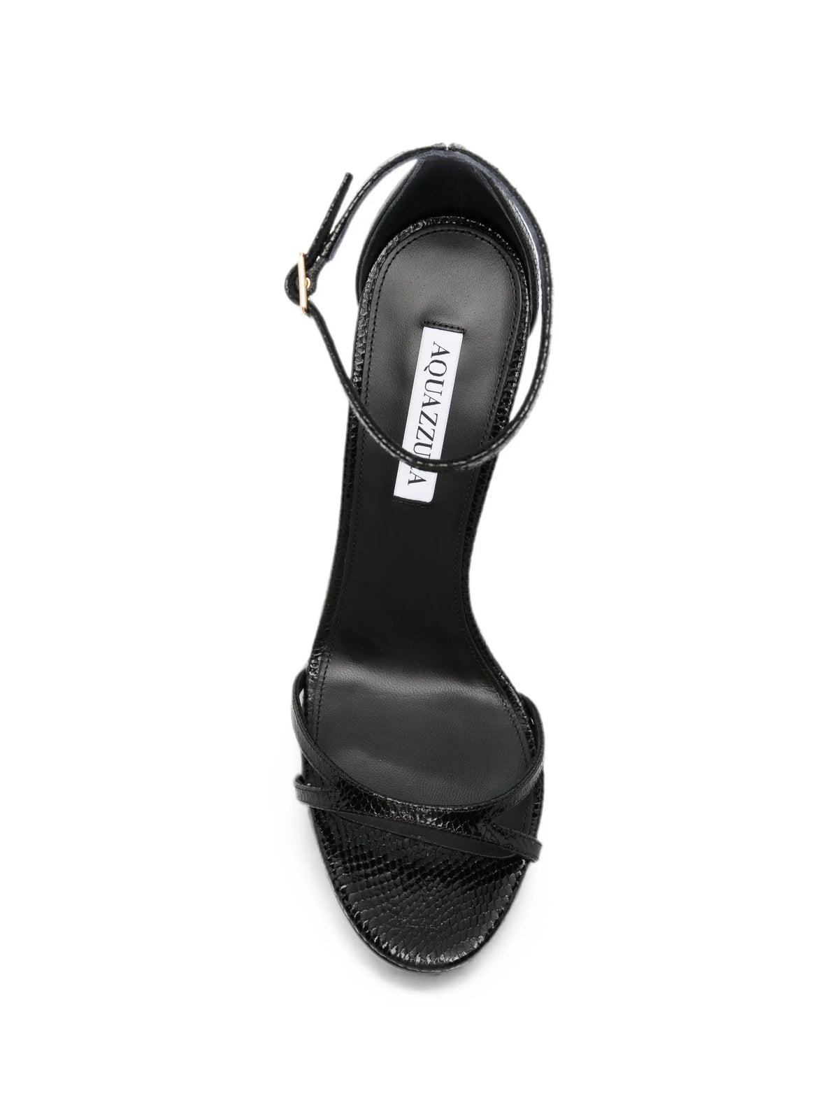 Aquazzura - Nuda Snakeskin-effect Heeled Sandals