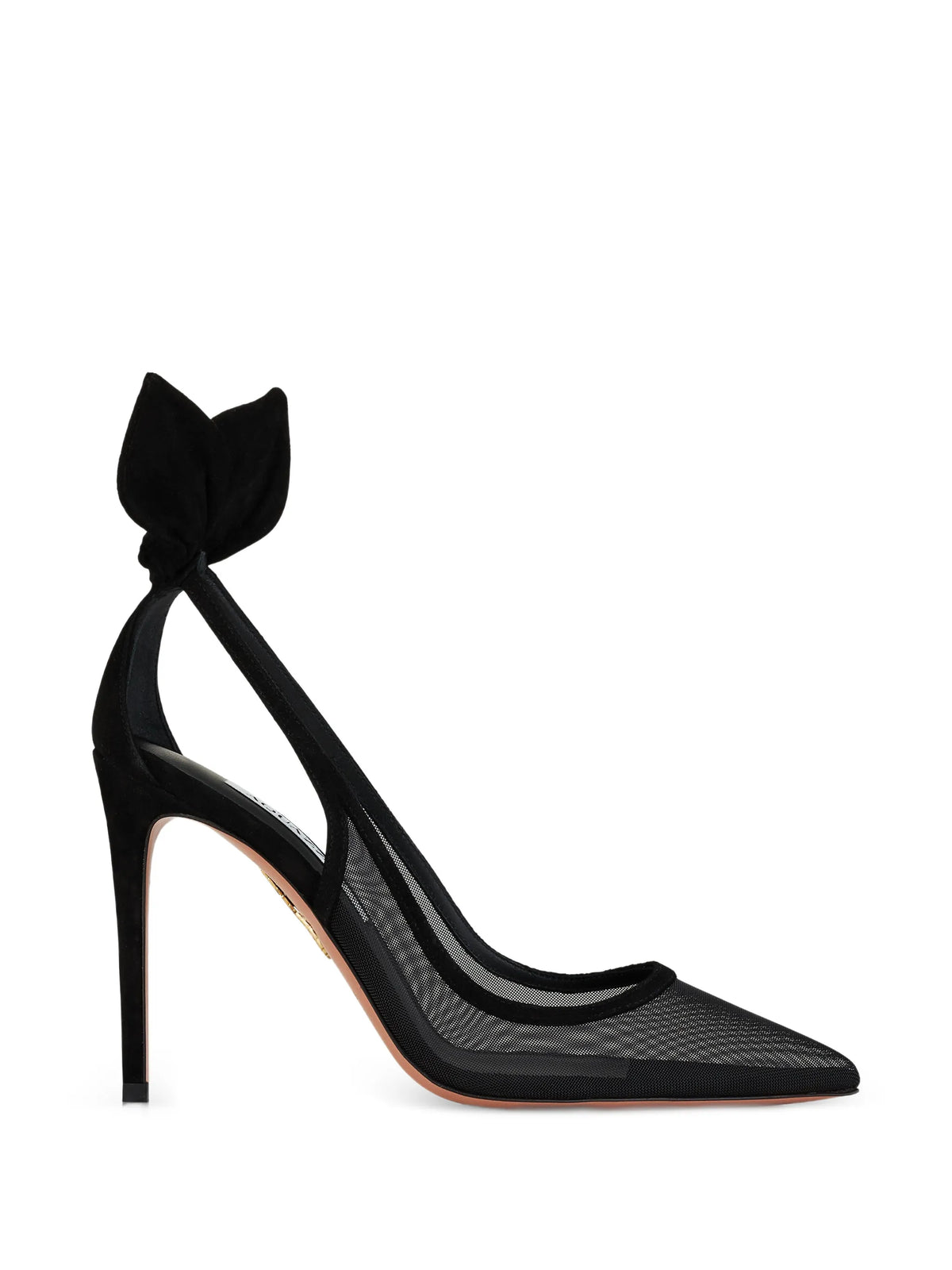 Aquazzura - Bow Tie Mesh Pumps 105
