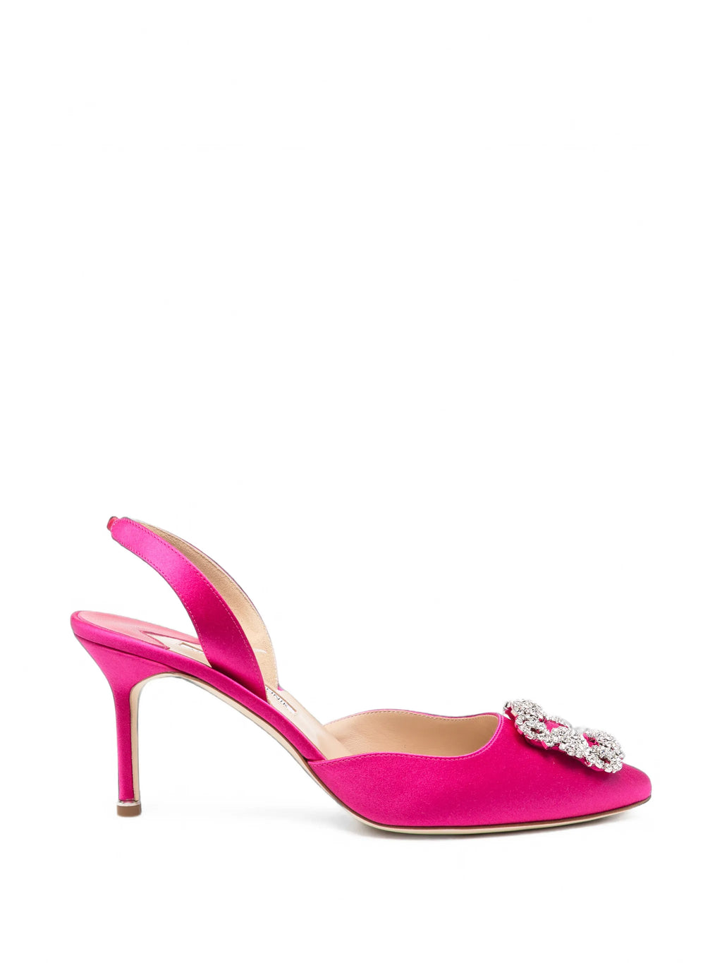 Manolo Blahnik - Hangisli Crystal-buckle Pumps