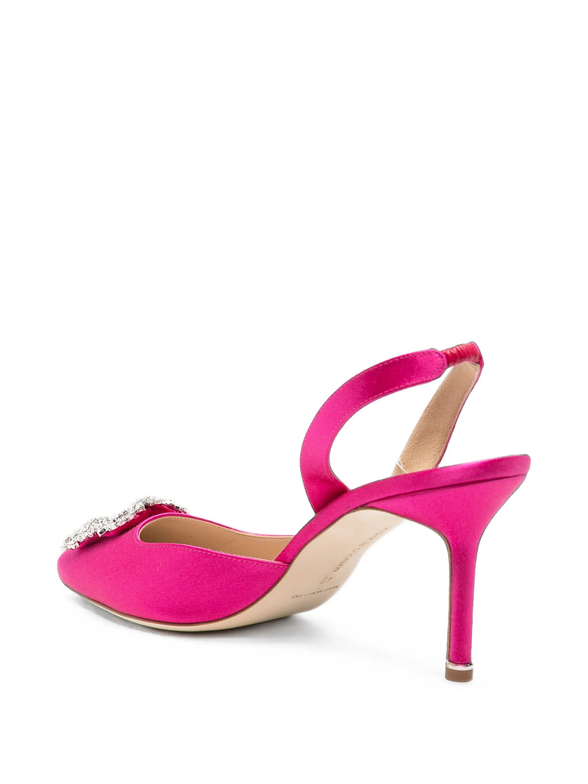 Manolo Blahnik - Hangisli Crystal-buckle Pumps
