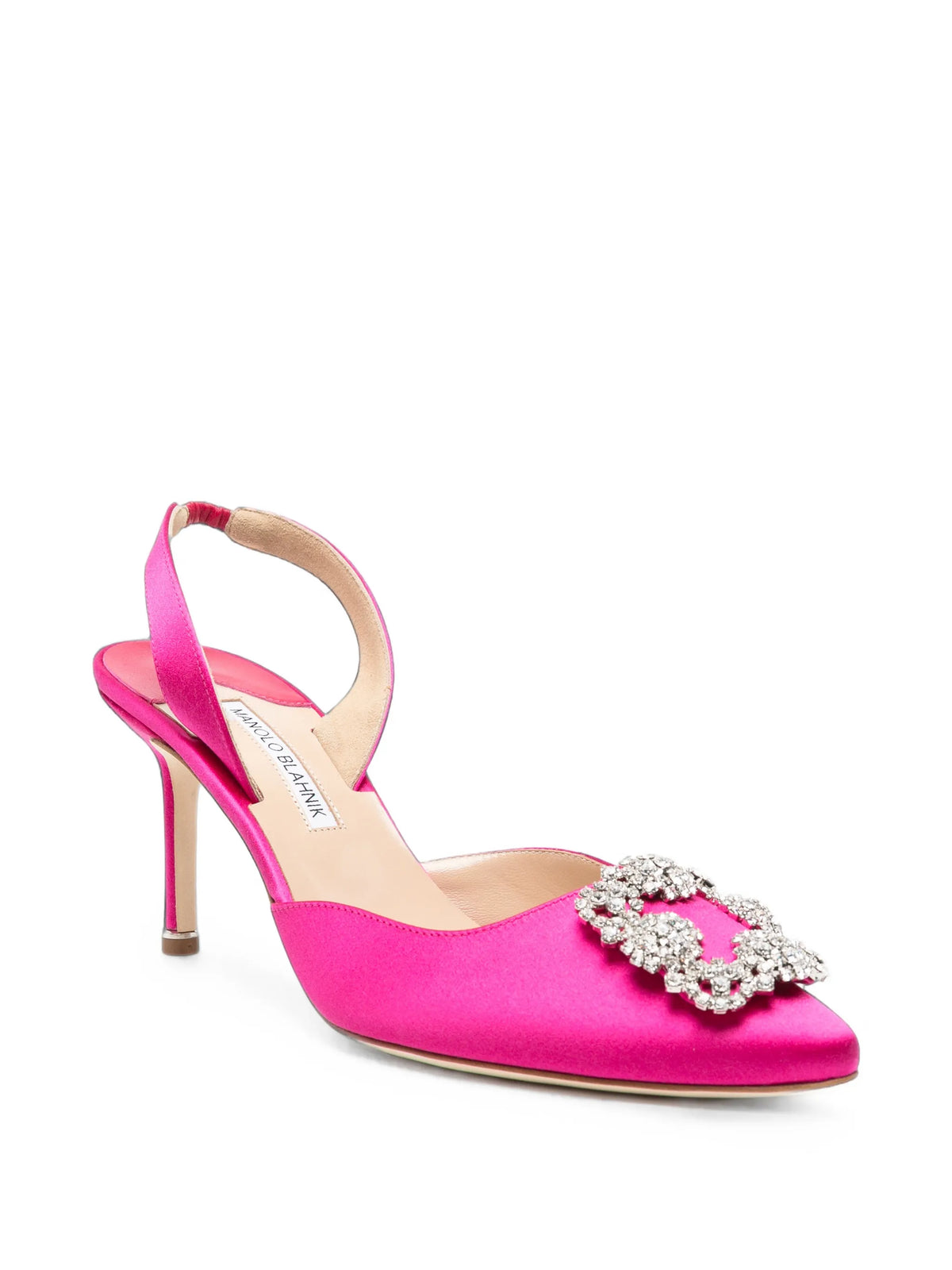 Manolo Blahnik - Hangisli Crystal-buckle Pumps