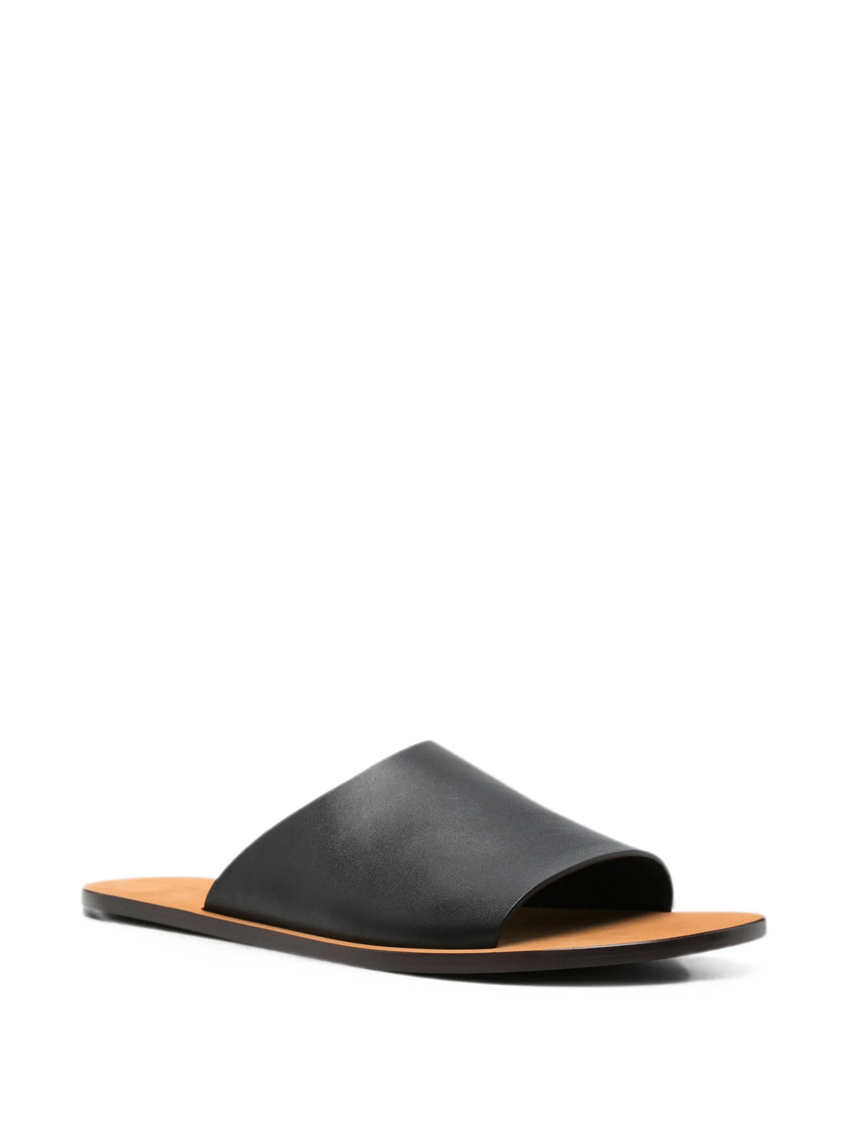 The Row - Charlie Leather Flat Sandals