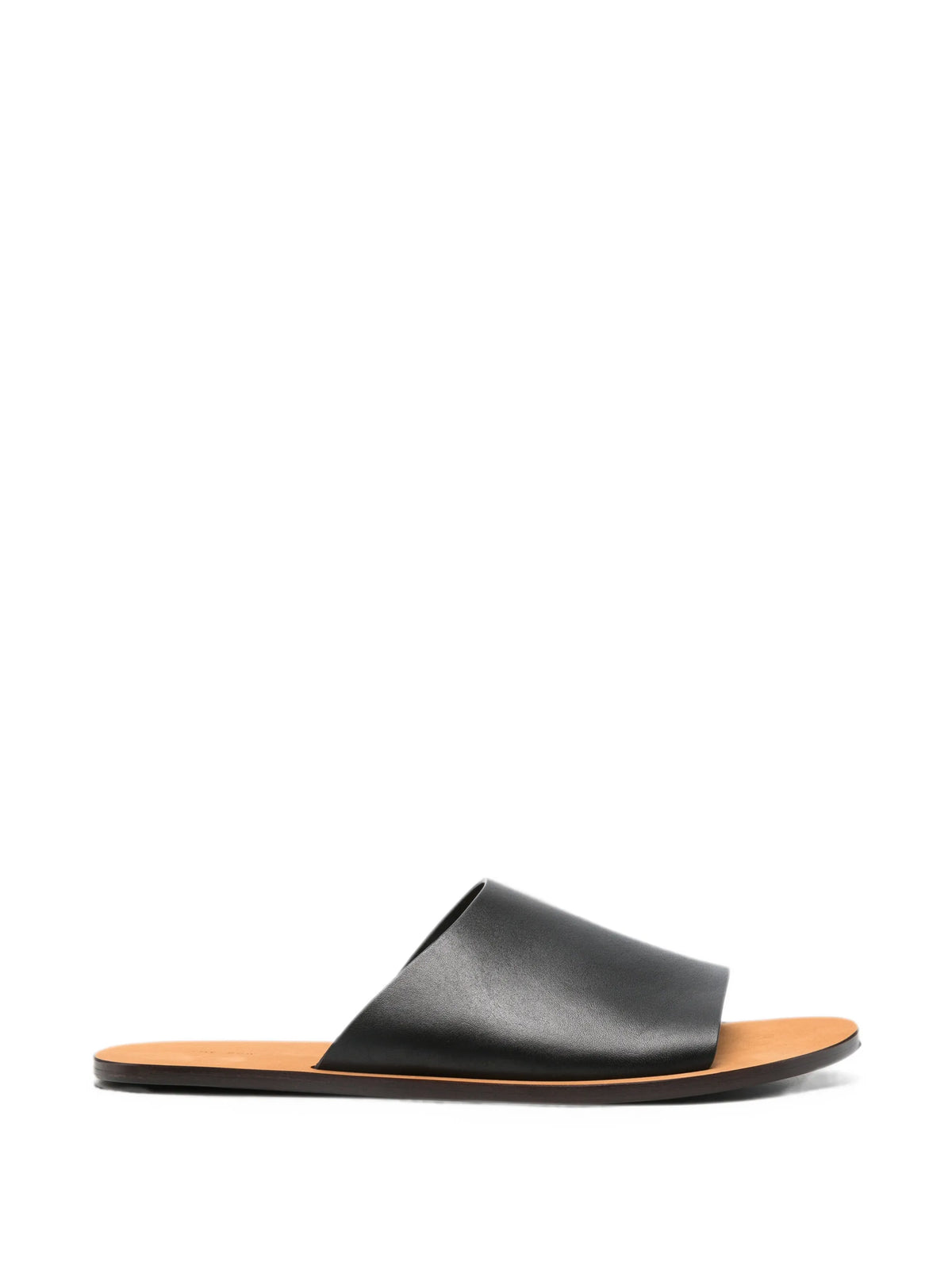 The Row - Charlie Leather Flat Sandals