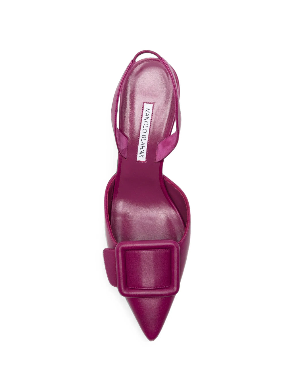 Manolo Blahnik - Maysli Buckle-detail Slingback Pumps