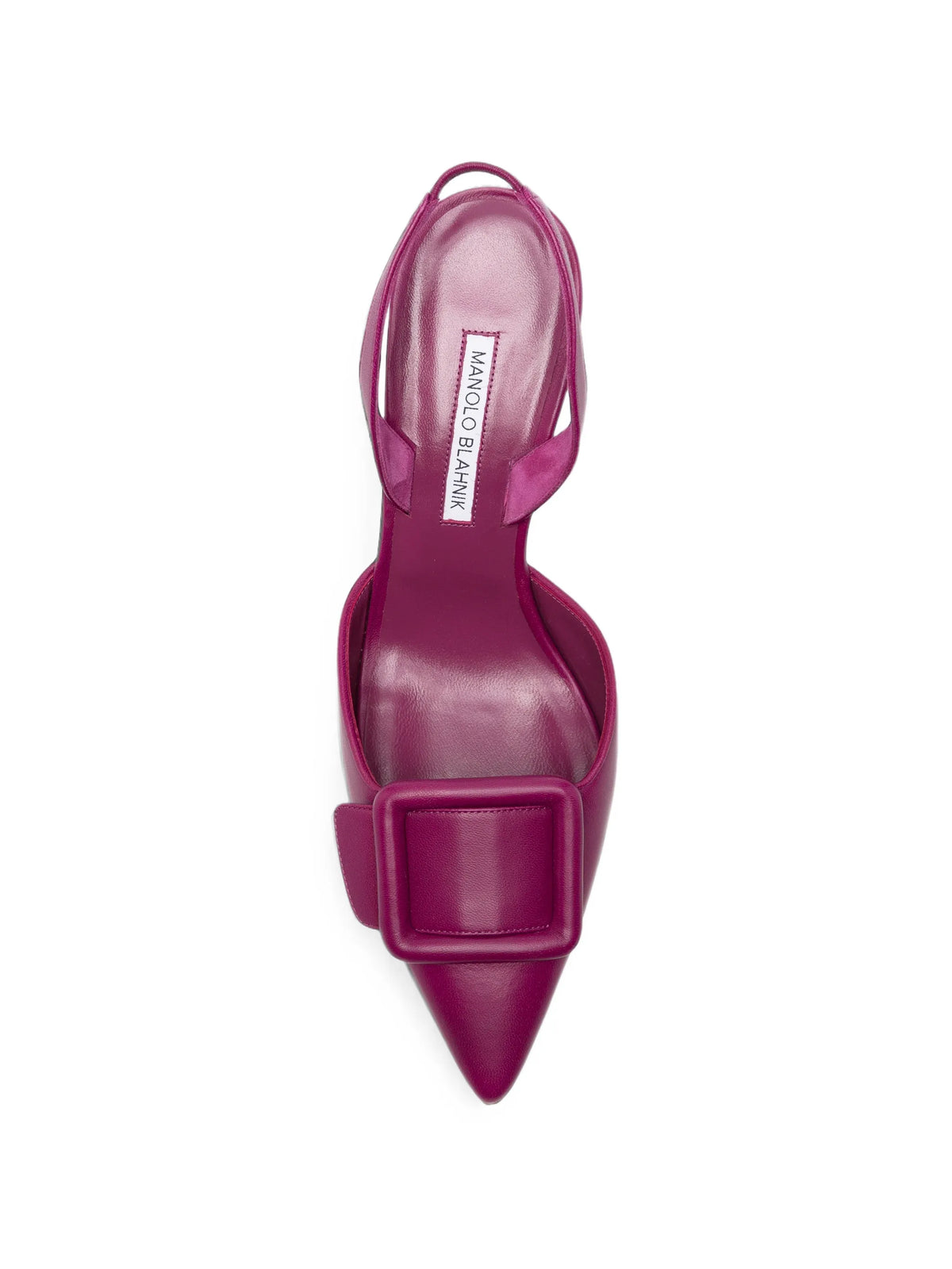 Manolo Blahnik - Maysli Buckle-detail Slingback Pumps