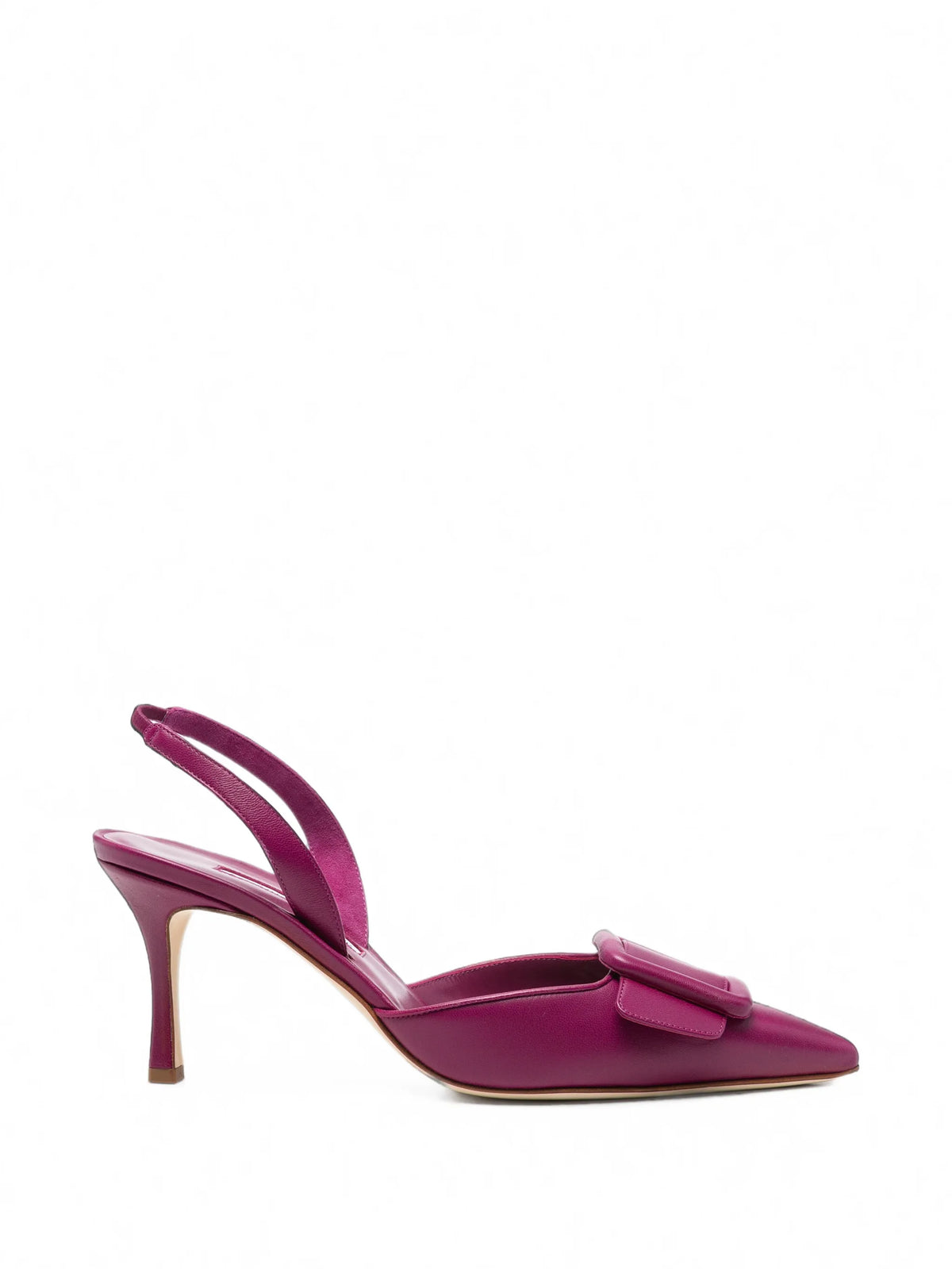 Manolo Blahnik - Maysli Buckle-detail Slingback Pumps