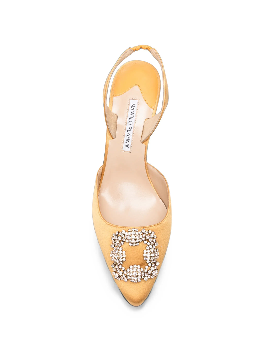 Manolo Blahnik - Hangisli Crystal-buckle Slingback Pumps
