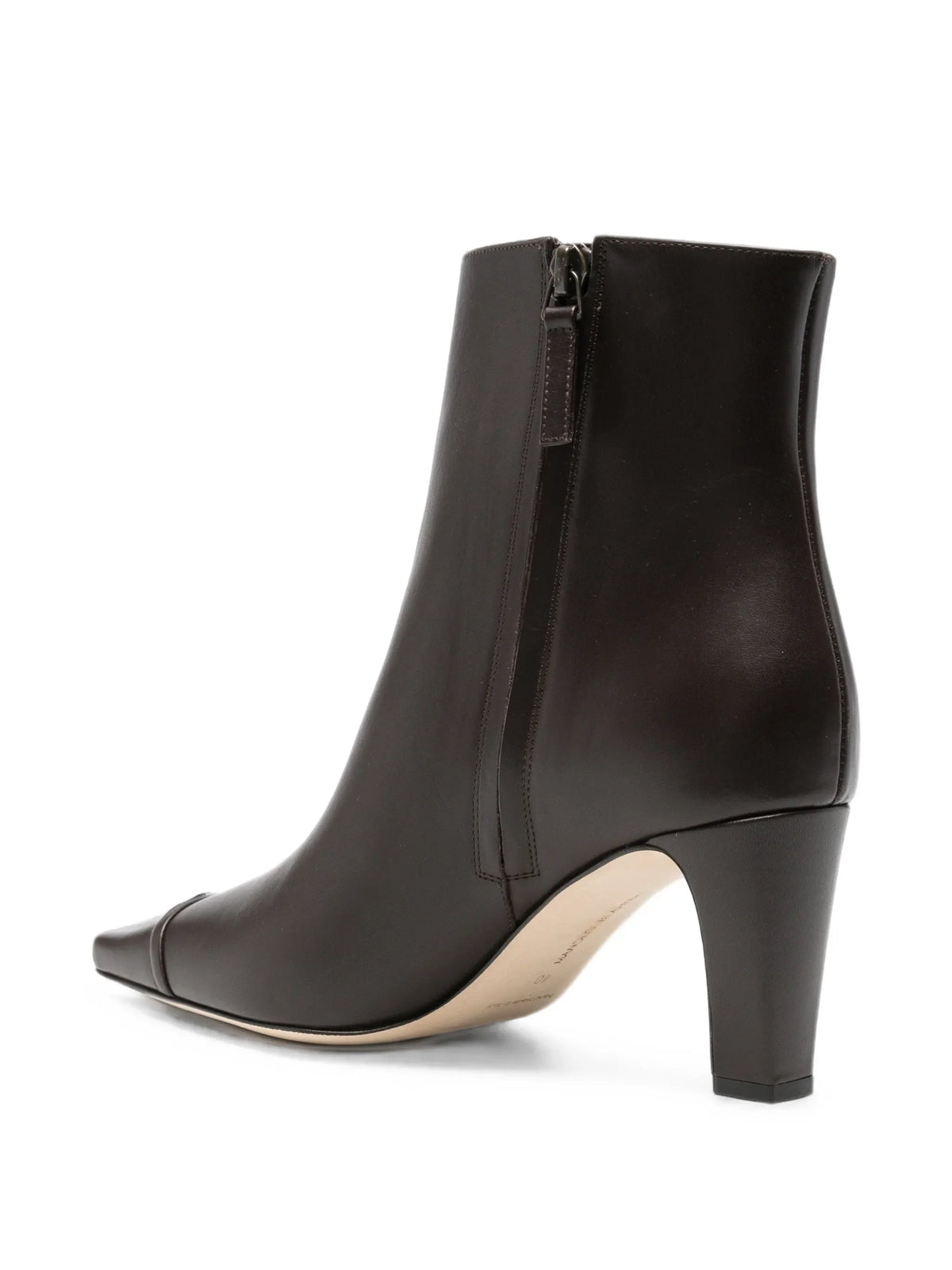 Manolo Blahnik - Vivecal Visconti Leather Ankle Boots