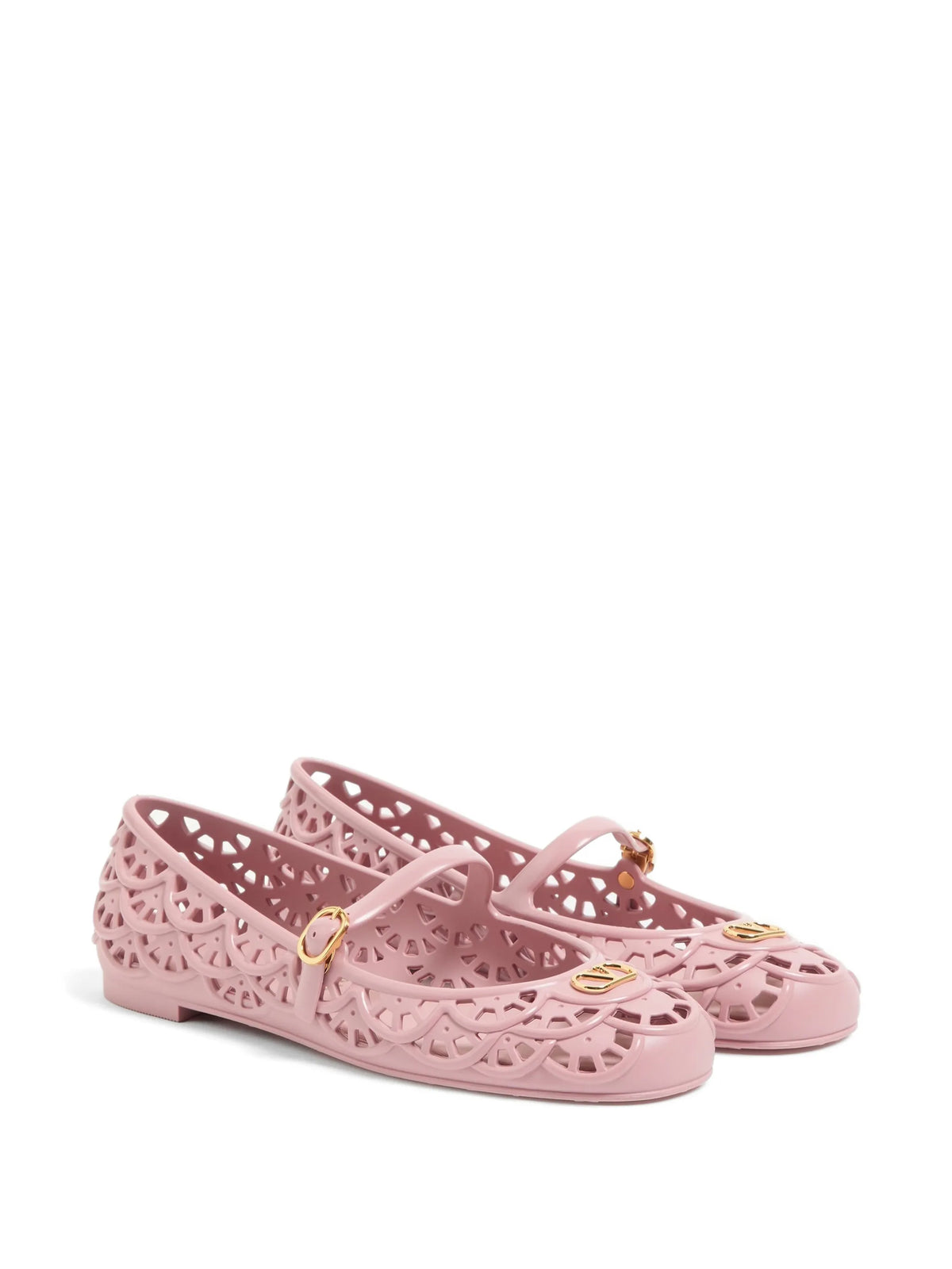 Valentino - Ondette Scalloped Ballet Flats