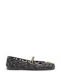 Valentino - Ondette Rubber Ballerinas With Scallop Pattern 05mm