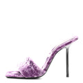 Saint Laurent - Velvet Baliqua 105 Mule Sandals
