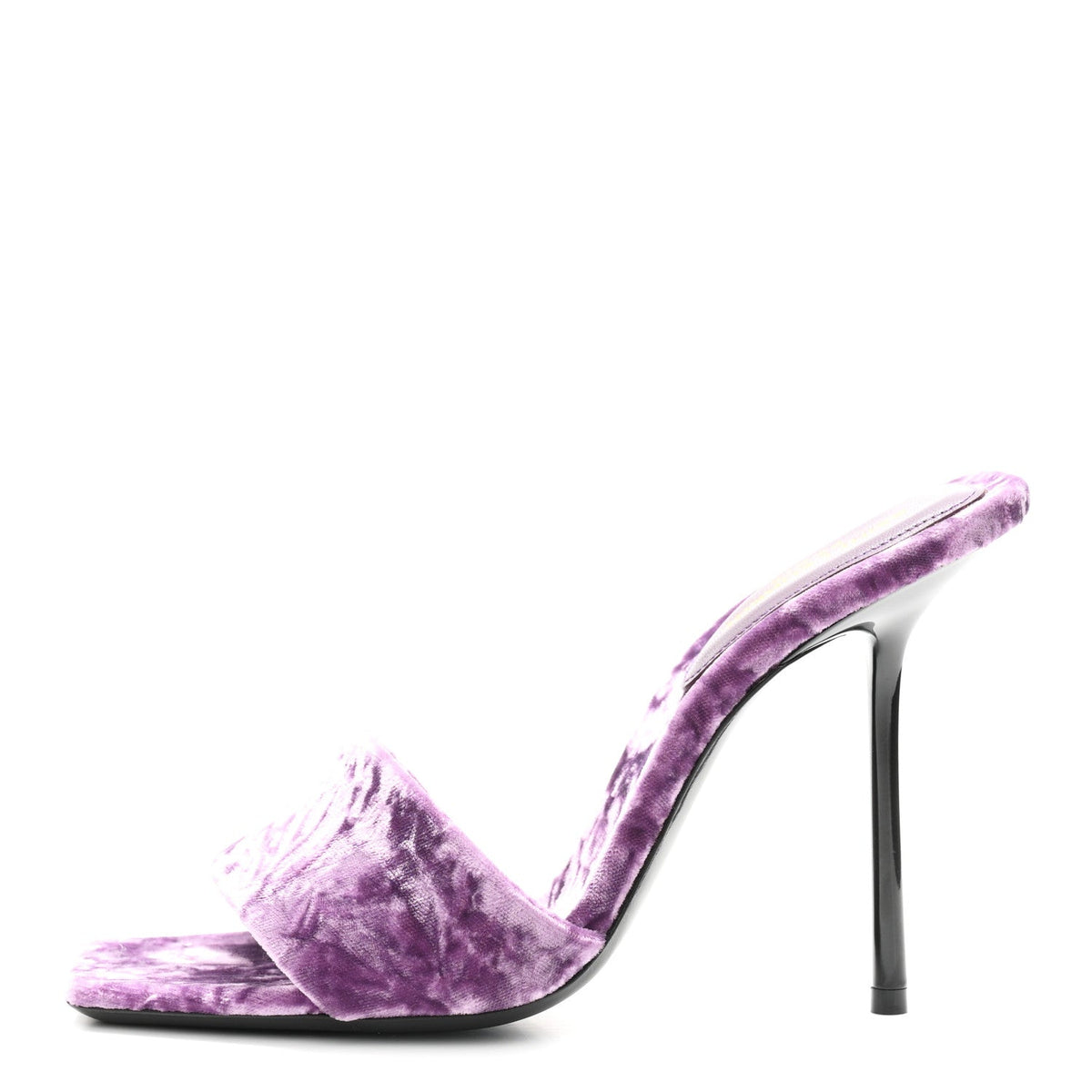 Saint Laurent - Velvet Baliqua 105 Mule Sandals