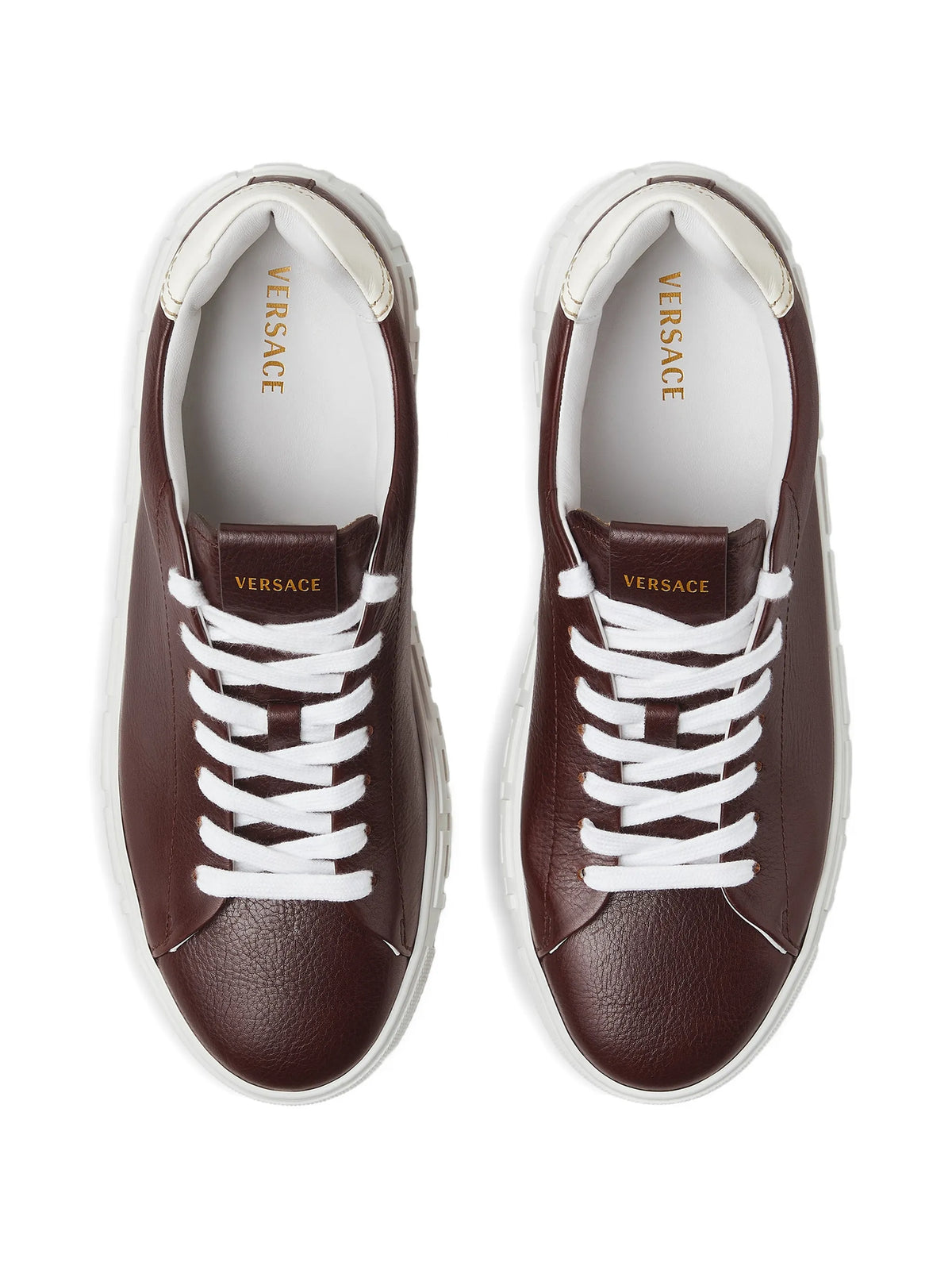 Versace - Greca Leather Sneakers