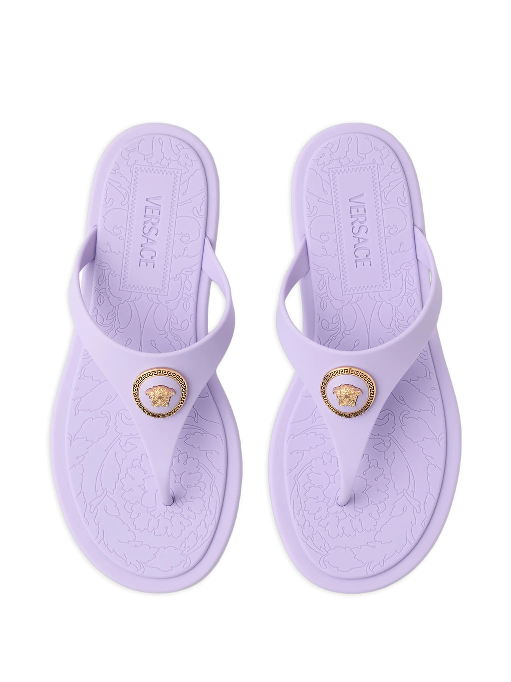 Versace - Alia Rubber Flat Sandals