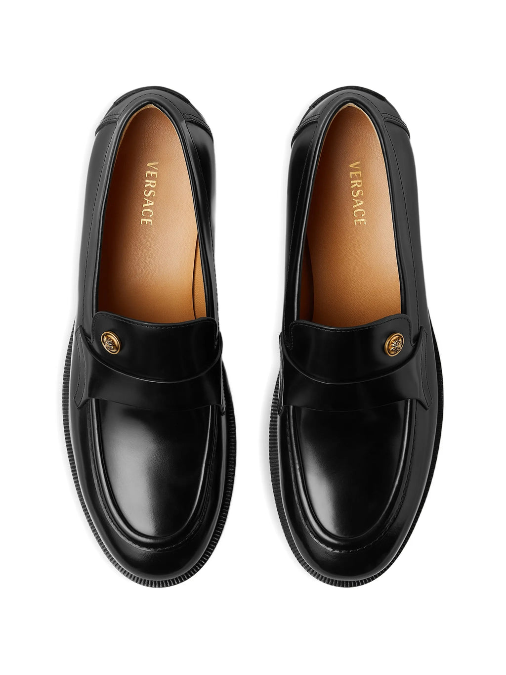 Versace - Manu Leather Loafers