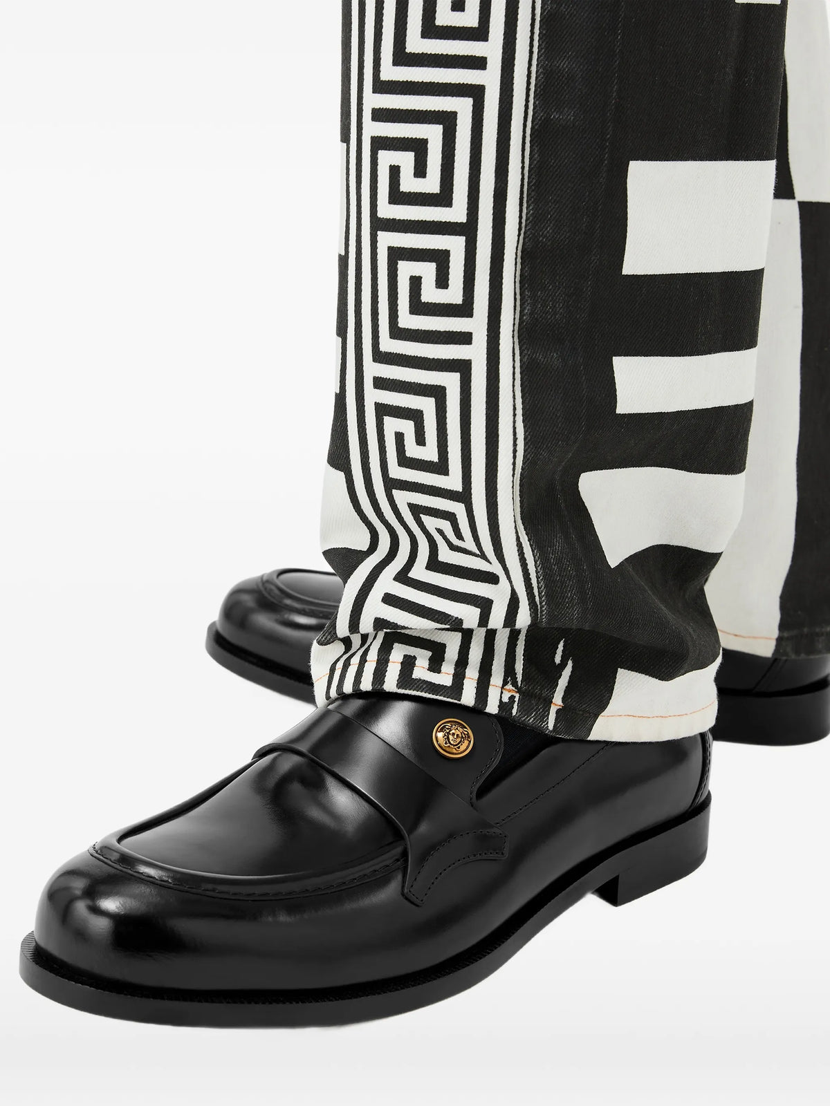 Versace - Manu Leather Loafers
