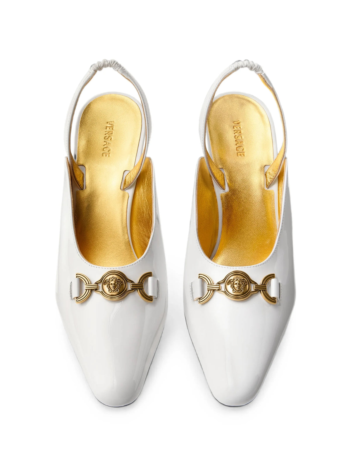 Versace - Marisa Patent Slingbacks 90 Mm